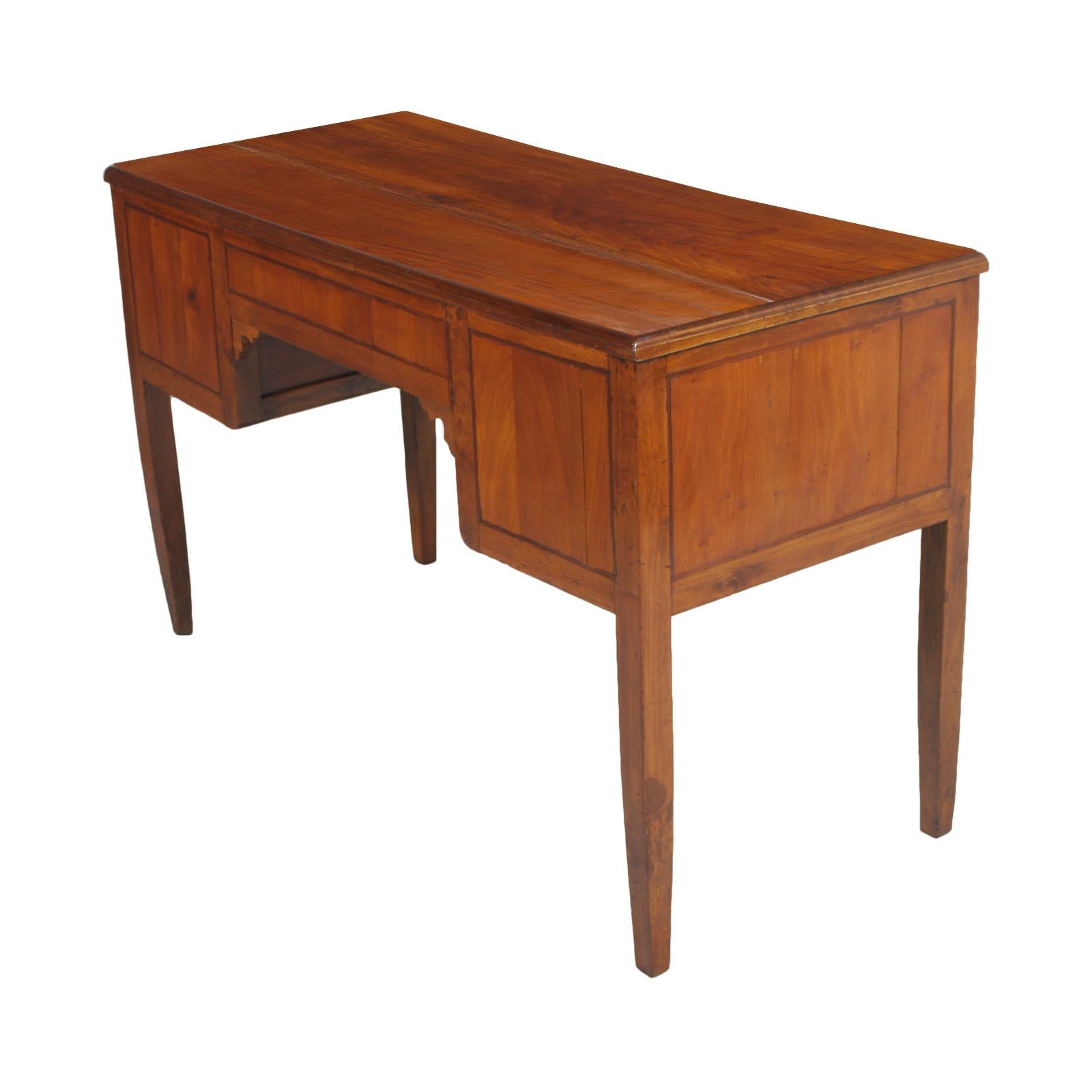 18th Century Desk, Writing Table, Venetian Louis XVI in Solid Walnut ...