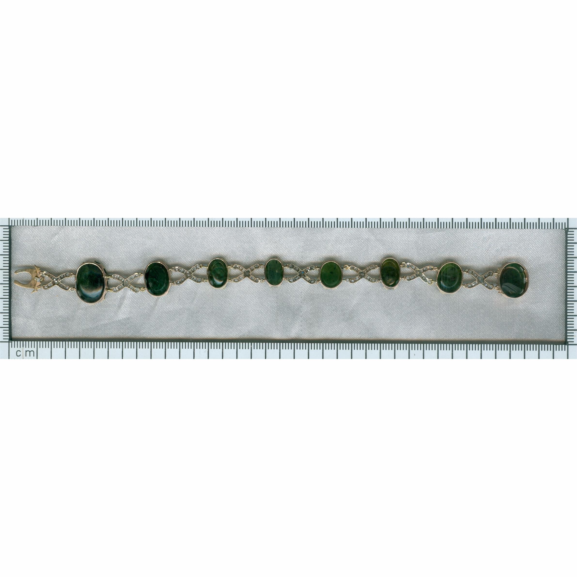 18th Century Diamond Bracelet with 2000-Year-Old Intaglios, 1790s For Sale 11