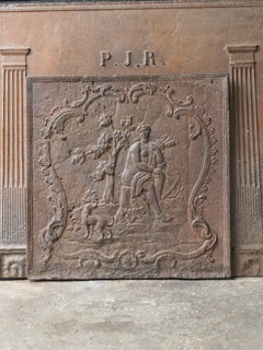 18th Century Louis XV period Fireback / Backsplash with Diana bathing