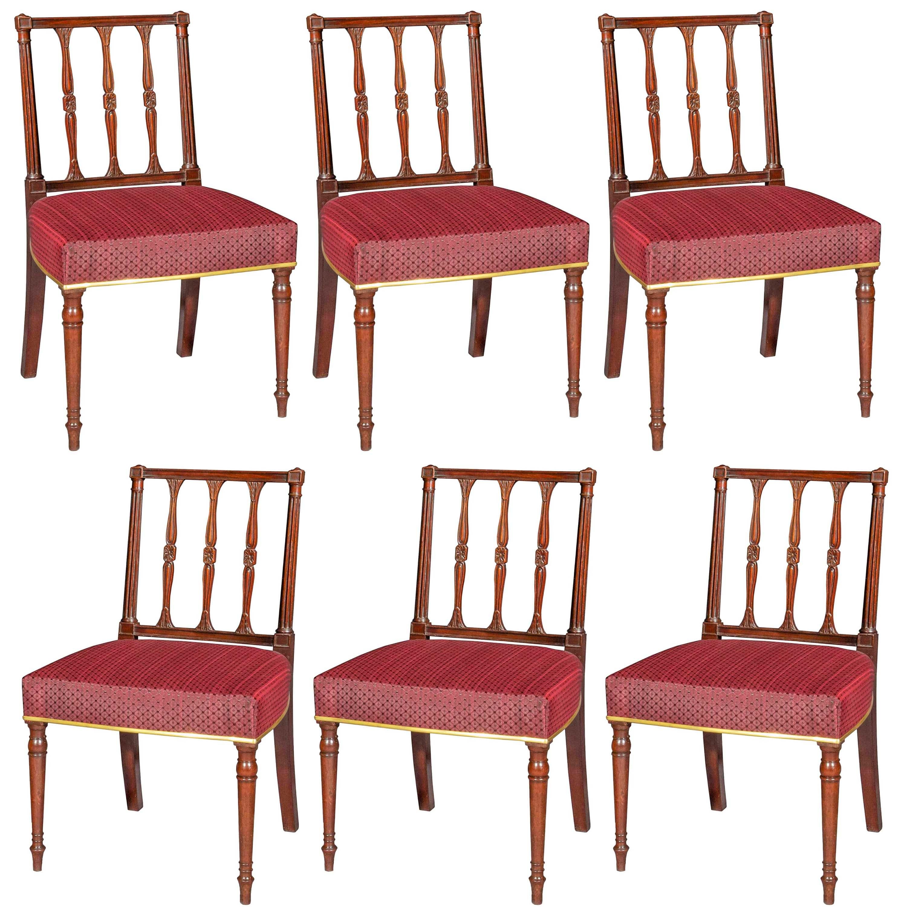 Legno Sedie da pranzo del XVIII secolo in vendita