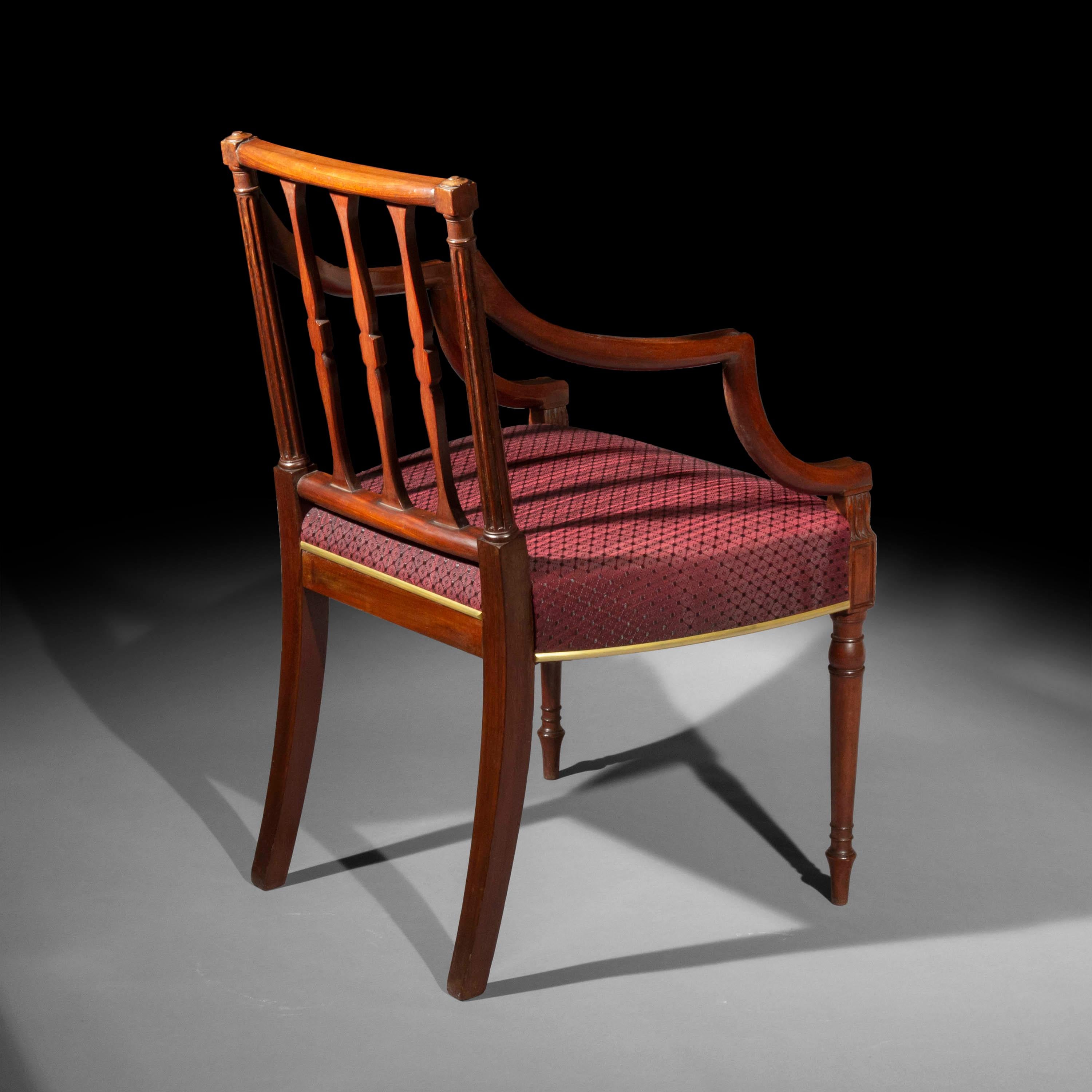 Esszimmerstühle aus dem 18. Jahrhundert, um 1790 im Angebot 1