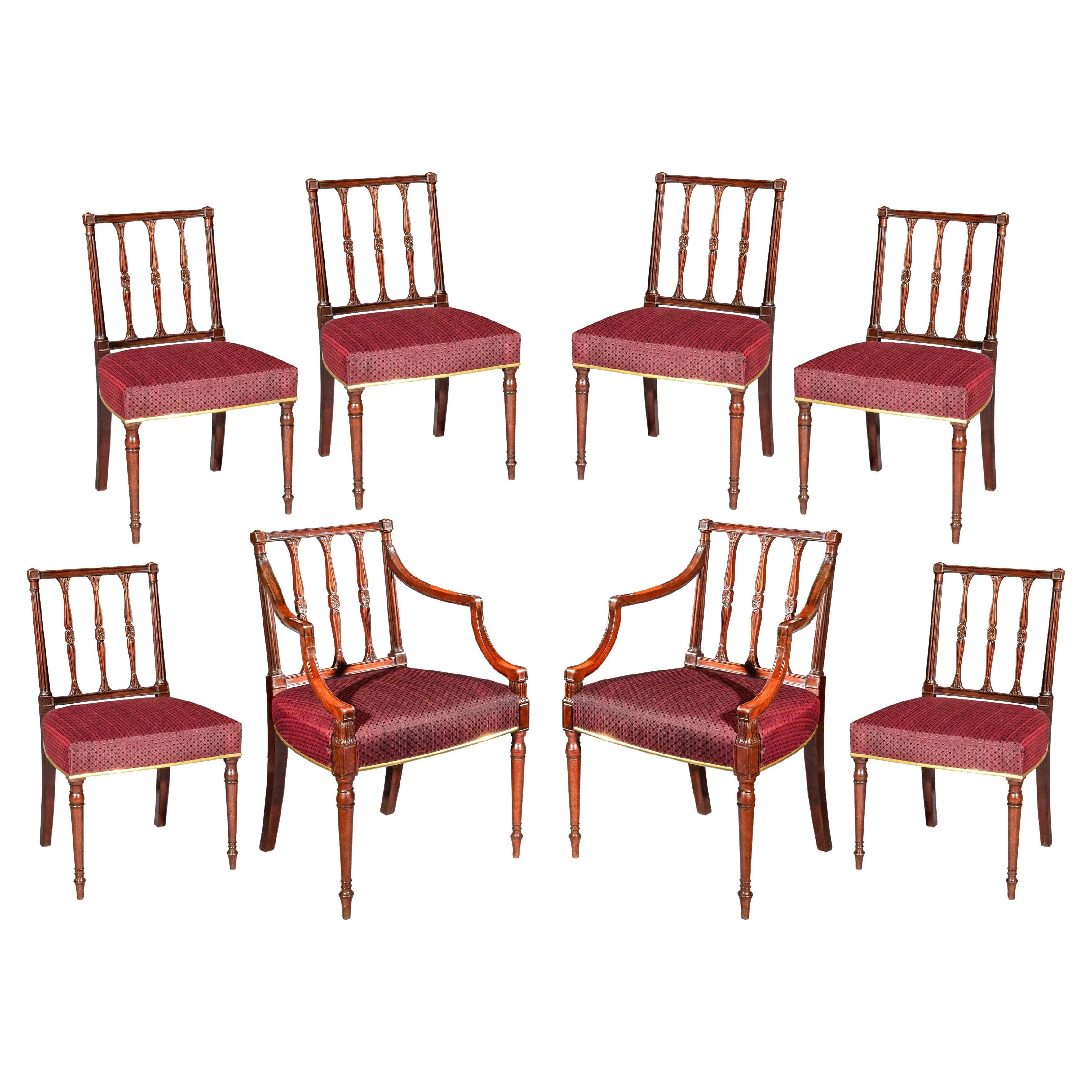 18th Century Dining Chairs Circa 1790