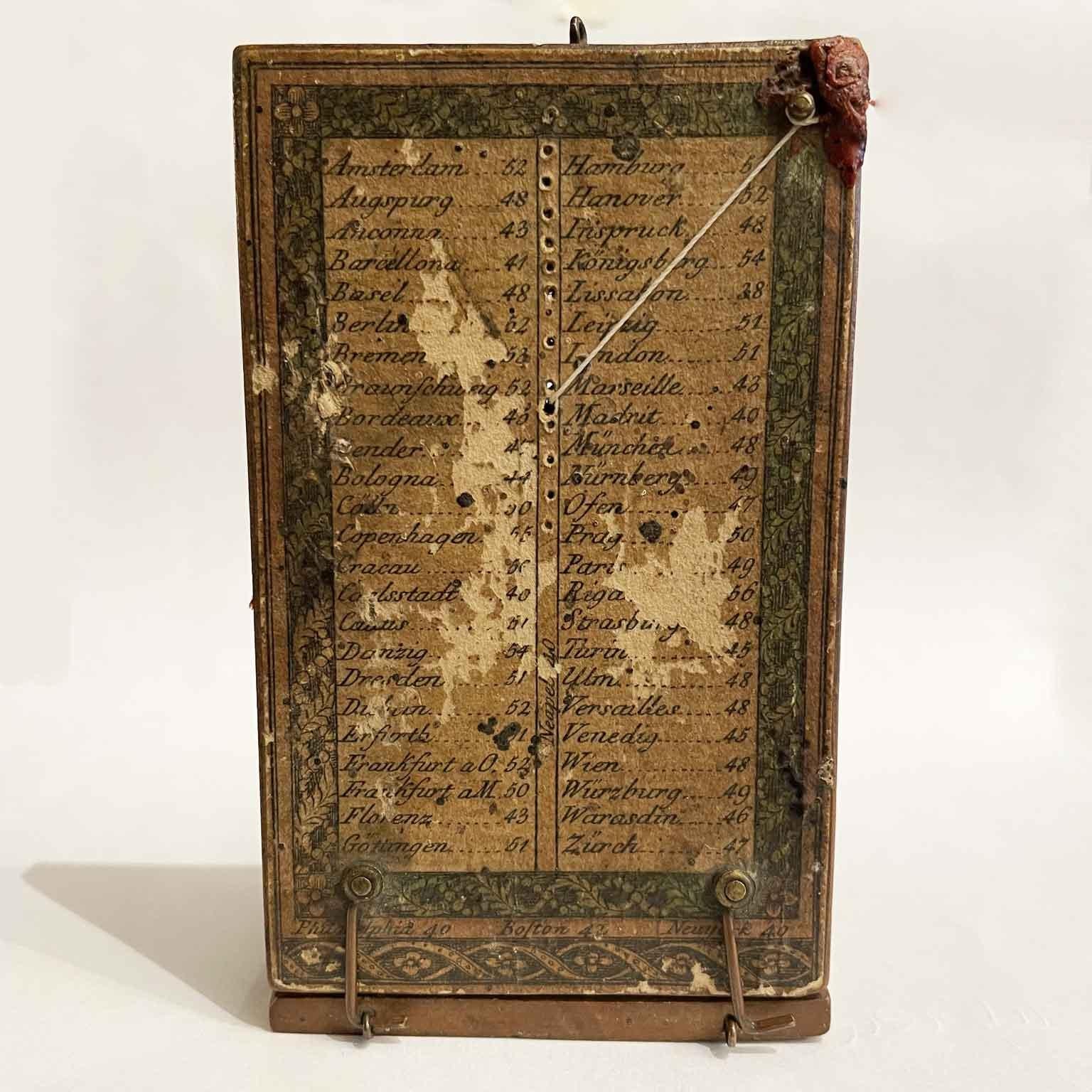 Diptychon-Porzellan Sundial und Kompass aus dem 18. Jahrhundert von German Beringer im Angebot 2