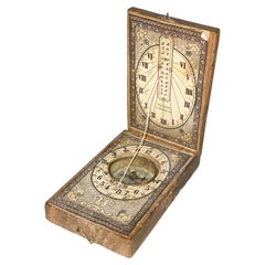 18th century diptych sundial