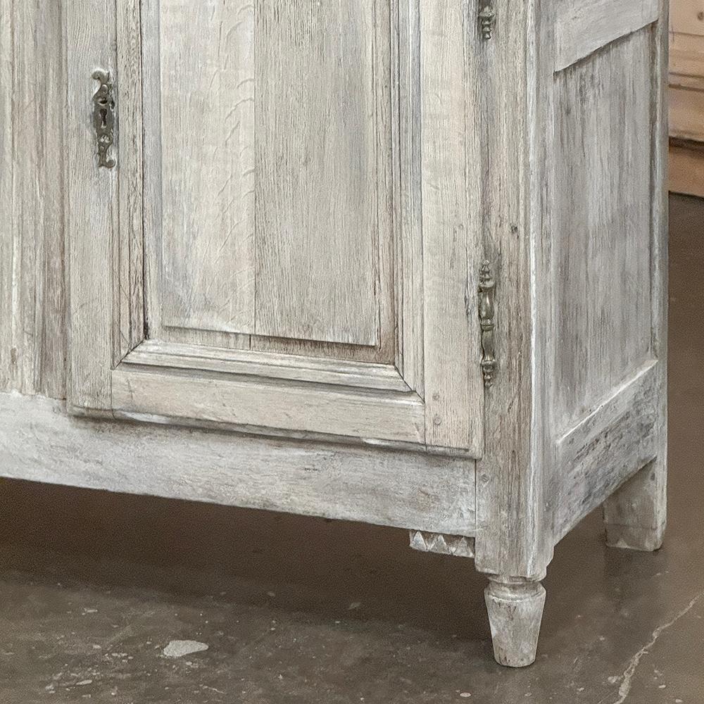 18th Century Directoire Period Country French Whitewashed Buffet For Sale 5