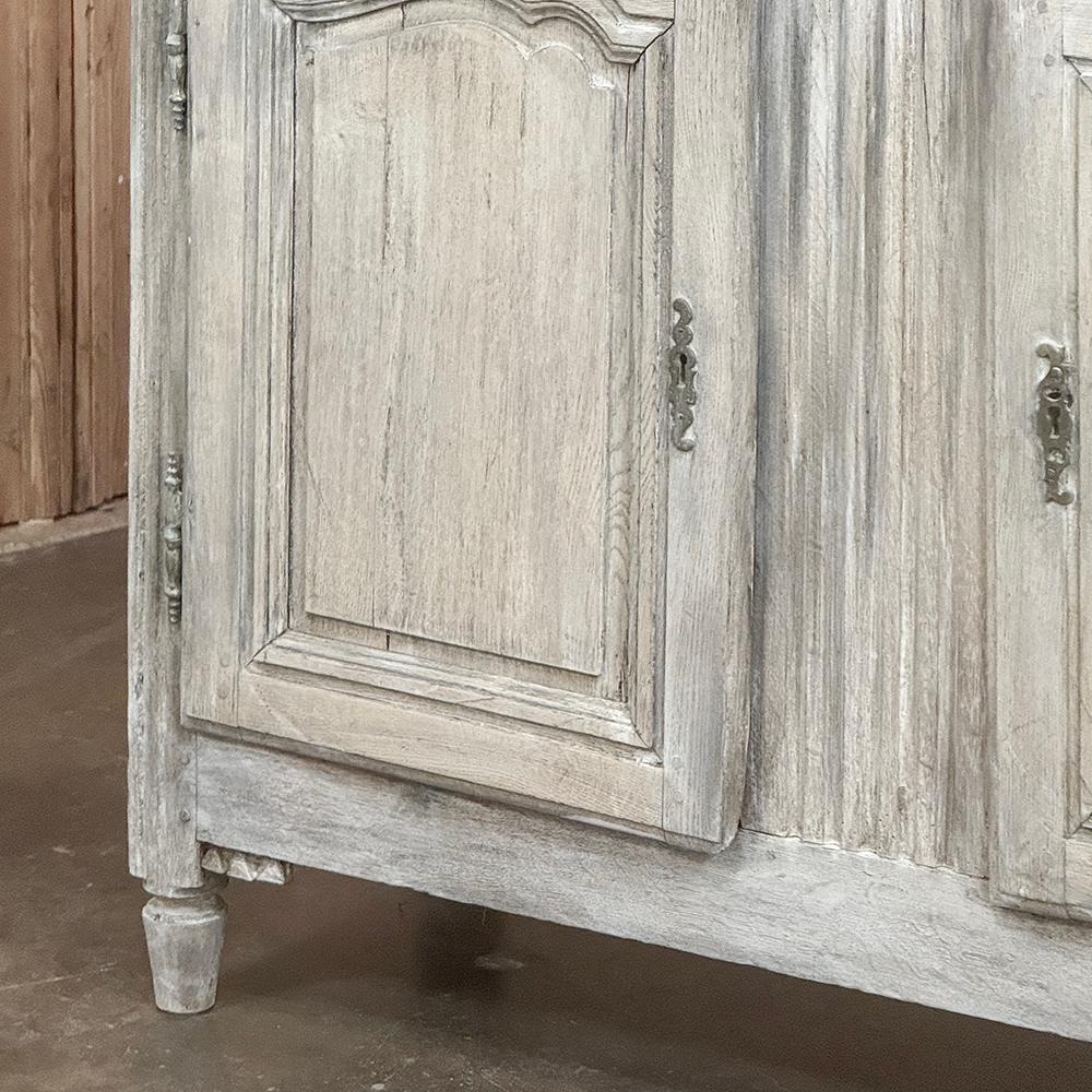 18th Century Directoire Period Country French Whitewashed Buffet For Sale 7