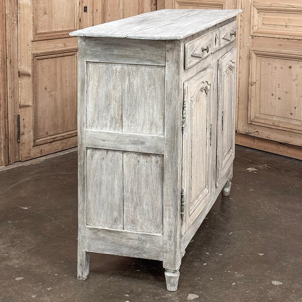 18th Century Directoire Period Country French Whitewashed Buffet For Sale 8
