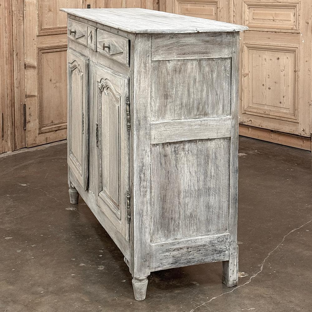 18th Century Directoire Period Country French Whitewashed Buffet For Sale 9