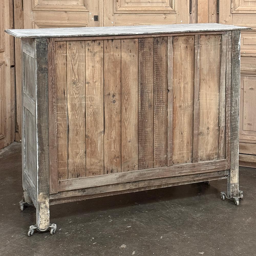 18th Century Directoire Period Country French Whitewashed Buffet For Sale 15