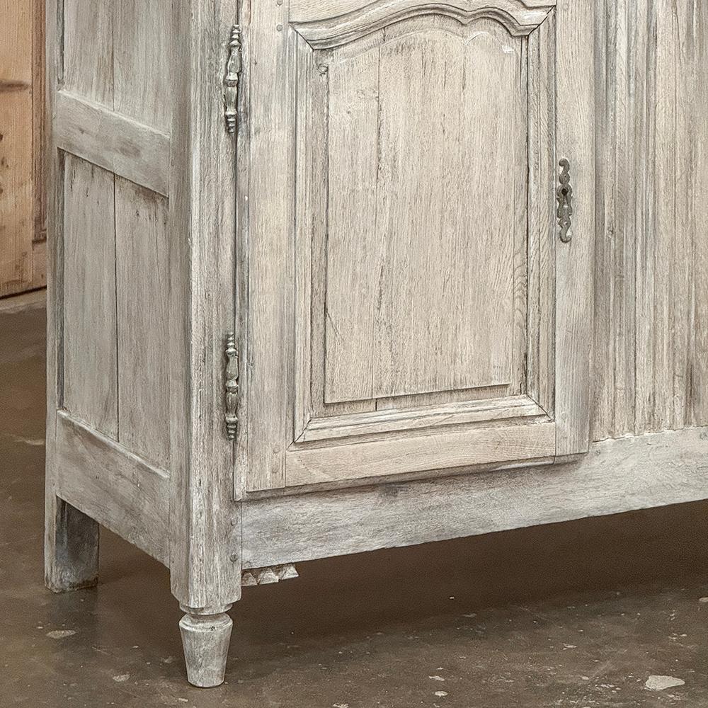18th Century Directoire Period Country French Whitewashed Buffet For Sale 1