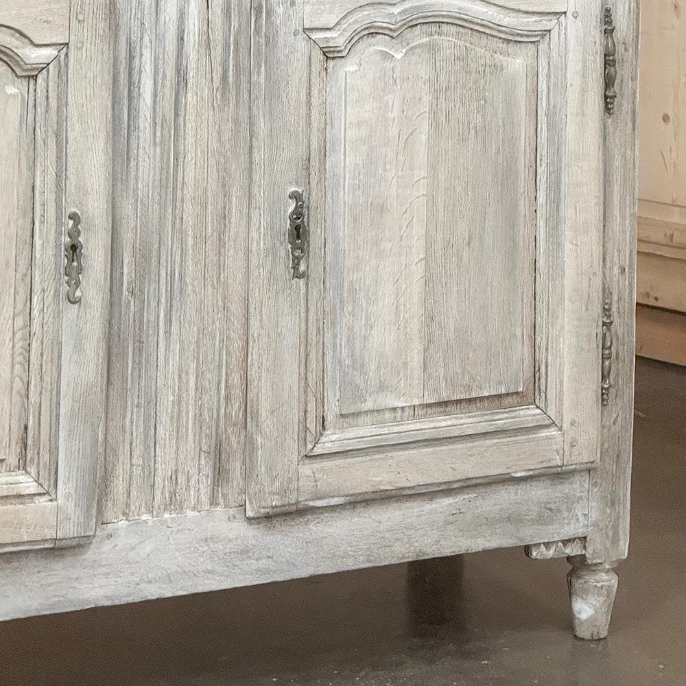 18th Century Directoire Period Country French Whitewashed Buffet For Sale 3