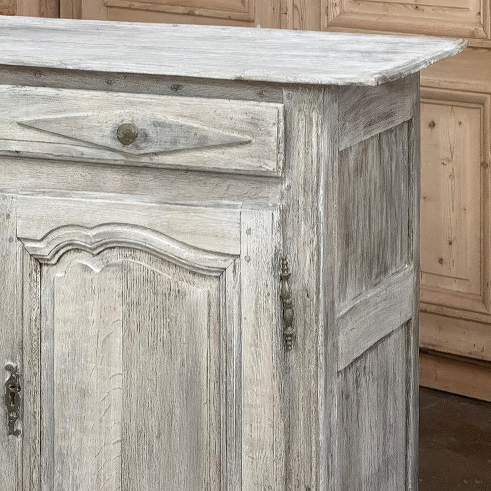 18th Century Directoire Period Country French Whitewashed Buffet For Sale 4