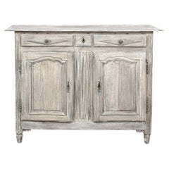 18th Century Directoire Period Country French Whitewashed Buffet