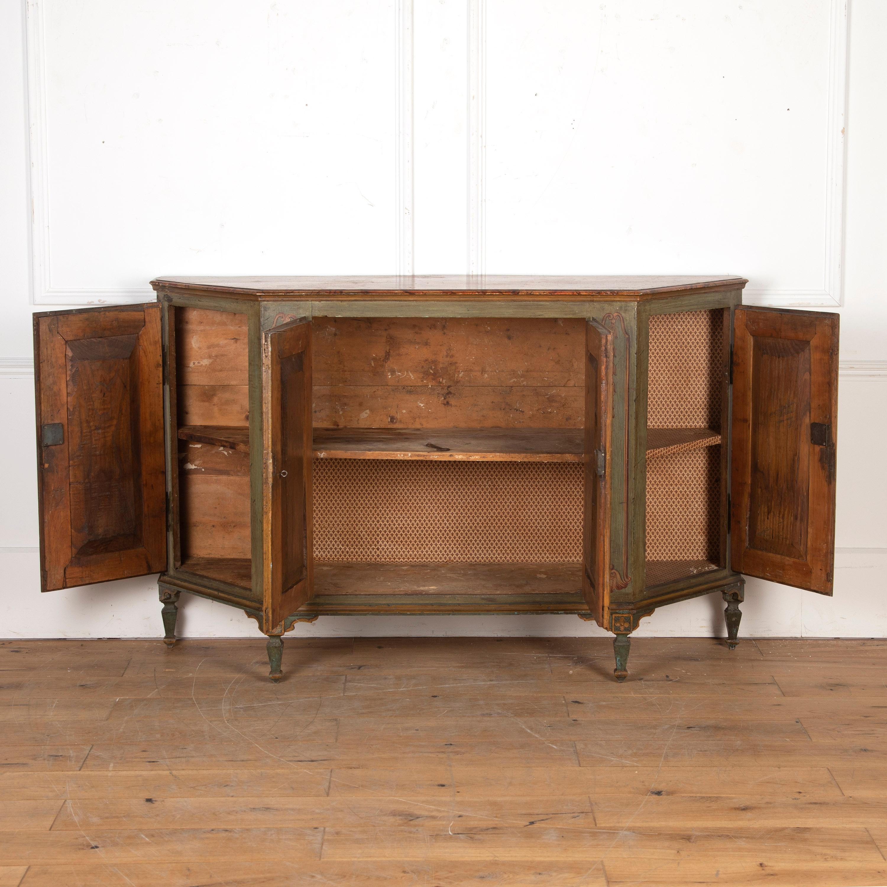18th Century Directoire Venetian Credenza 6