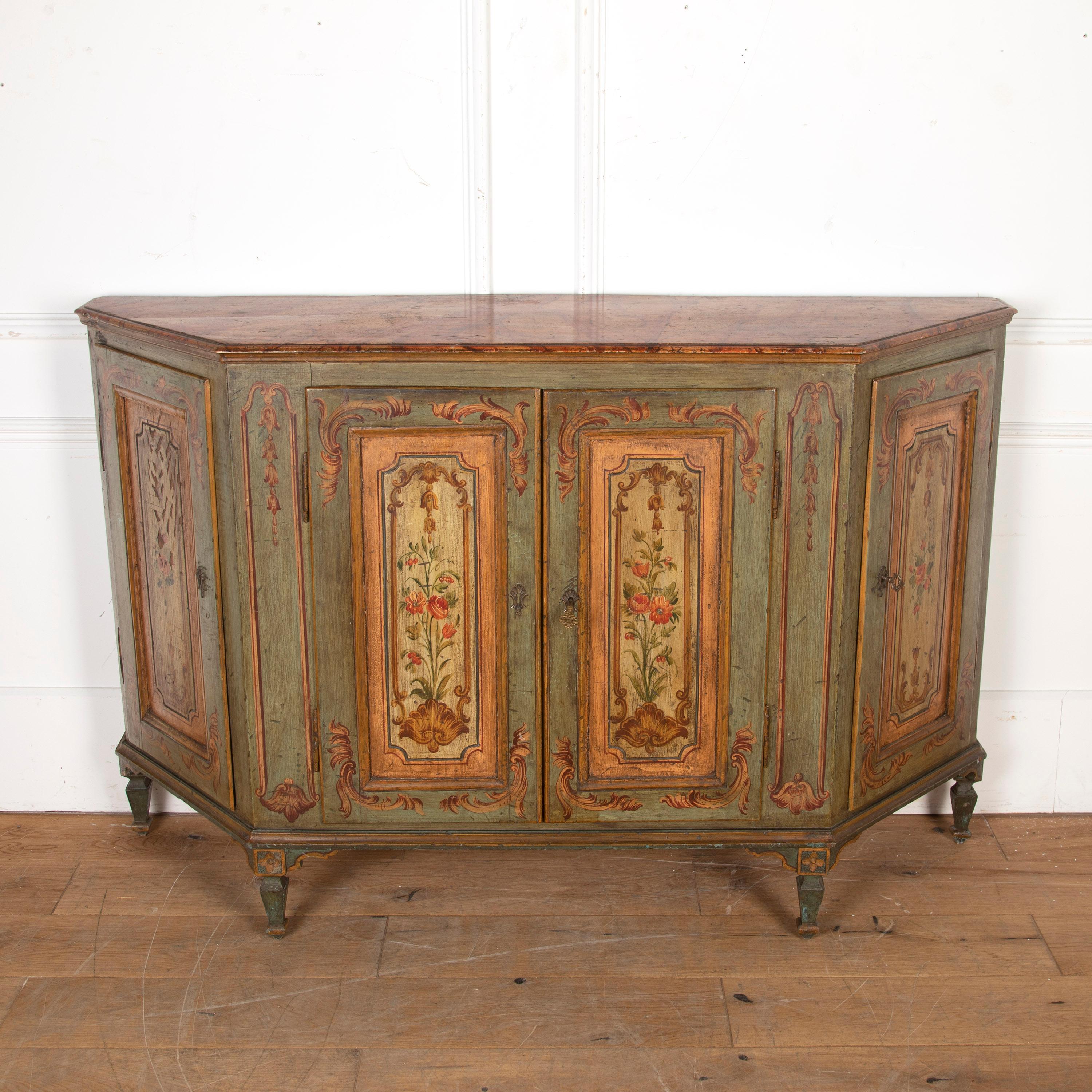 18th Century Directoire Venetian Credenza 7
