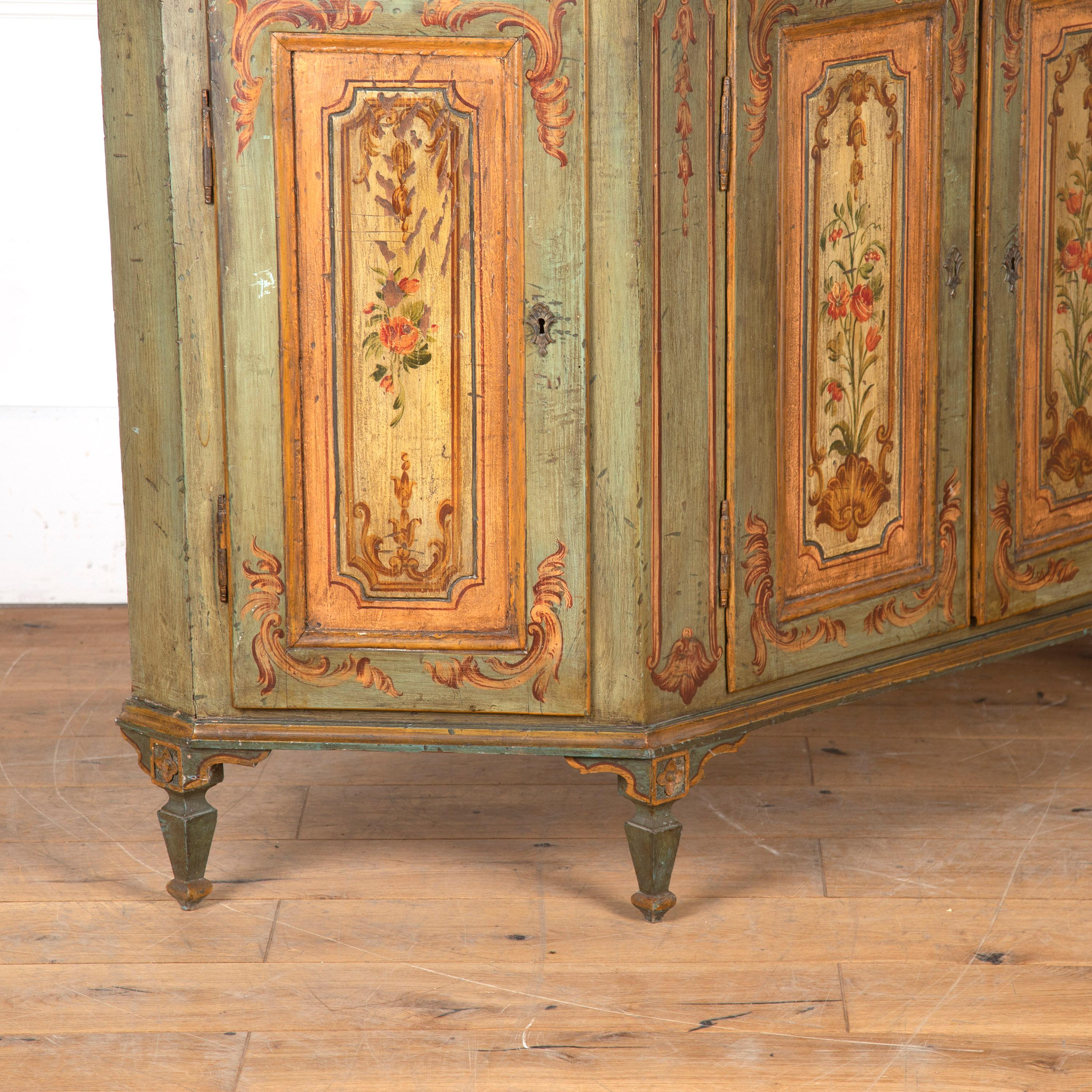 18th Century and Earlier 18th Century Directoire Venetian Credenza