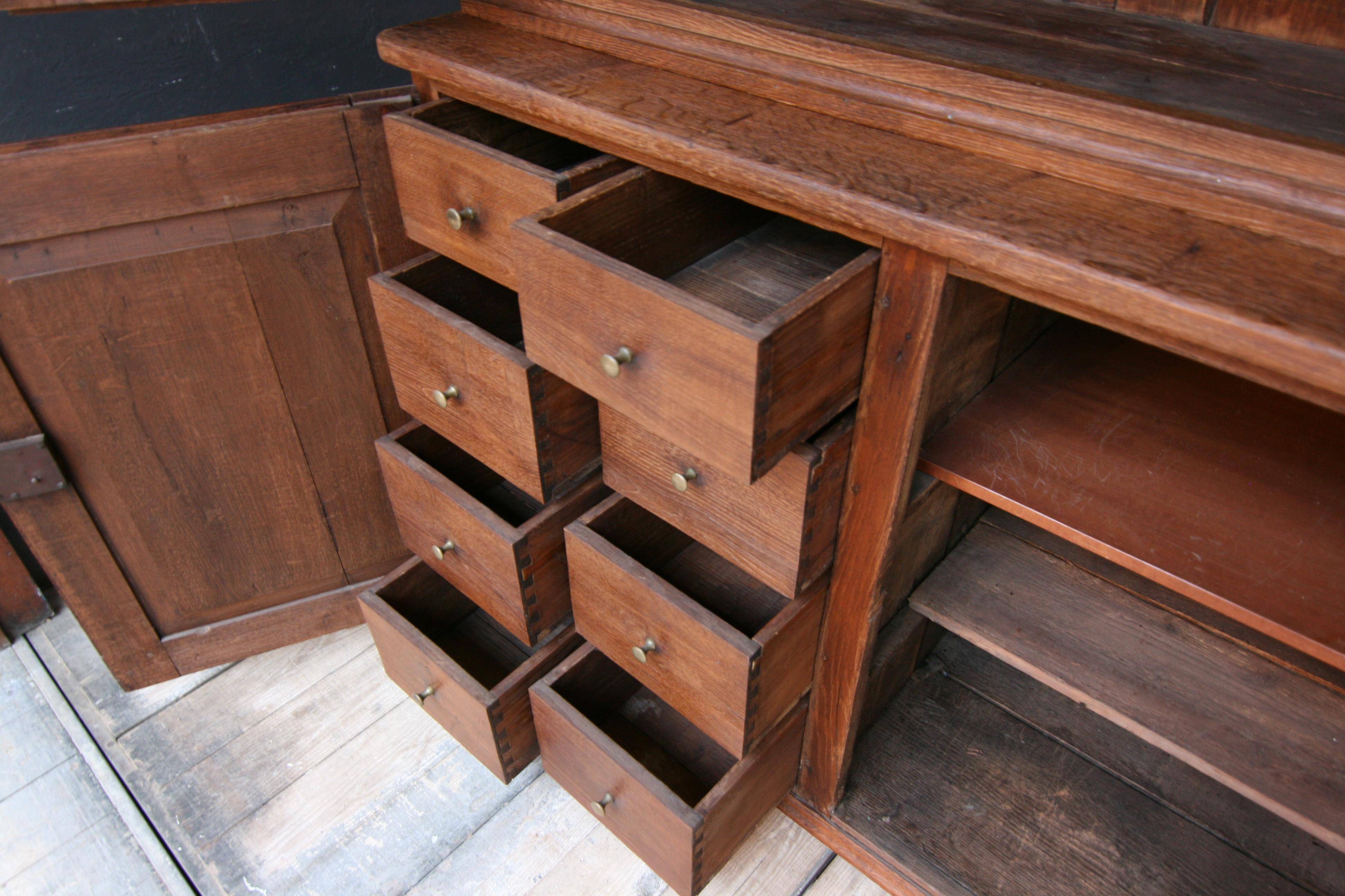 18th Century Display Cabinet made of Oak 1