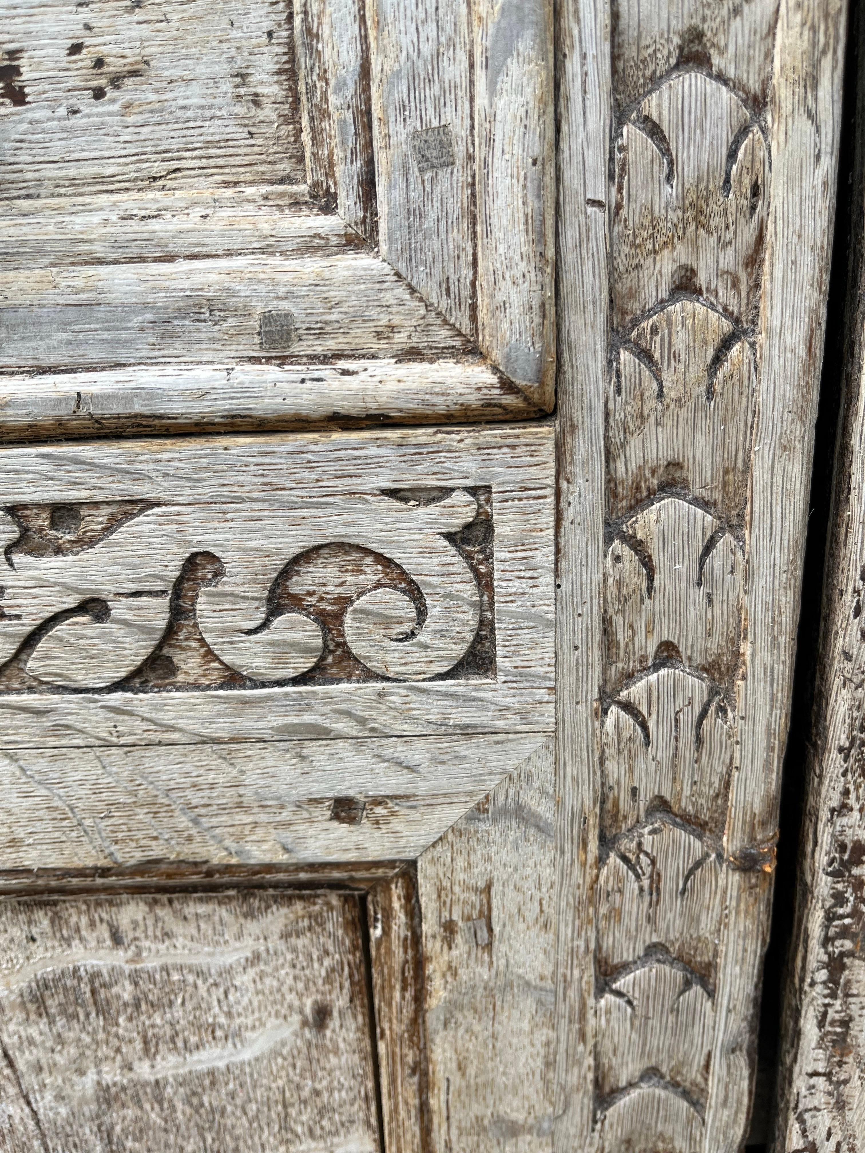 18. Jahrhundert Niederländisch gebleicht Eiche Credenza / Buffet / Sideboard im Angebot 7