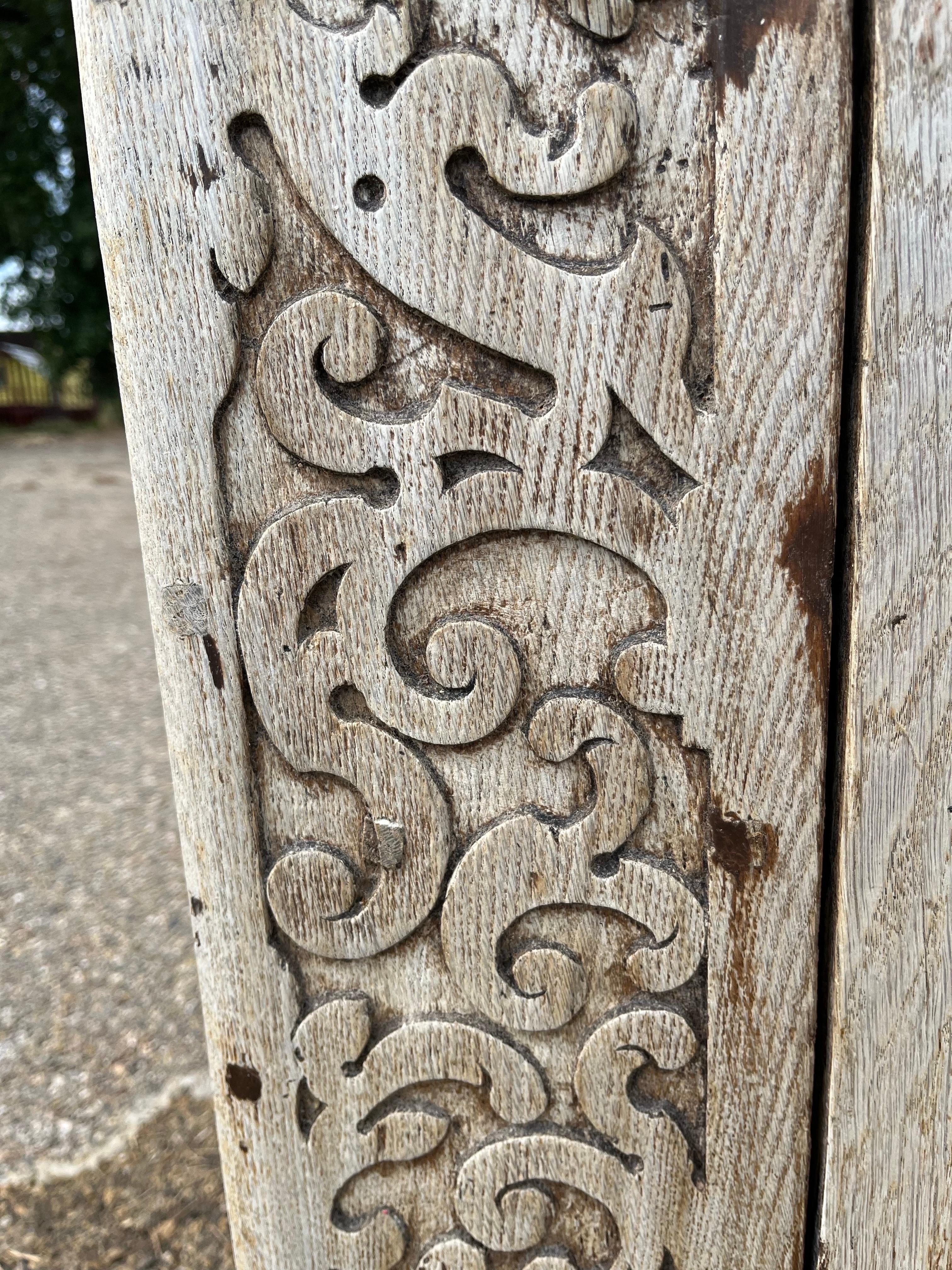 18. Jahrhundert Niederländisch gebleicht Eiche Credenza / Buffet / Sideboard im Angebot 8