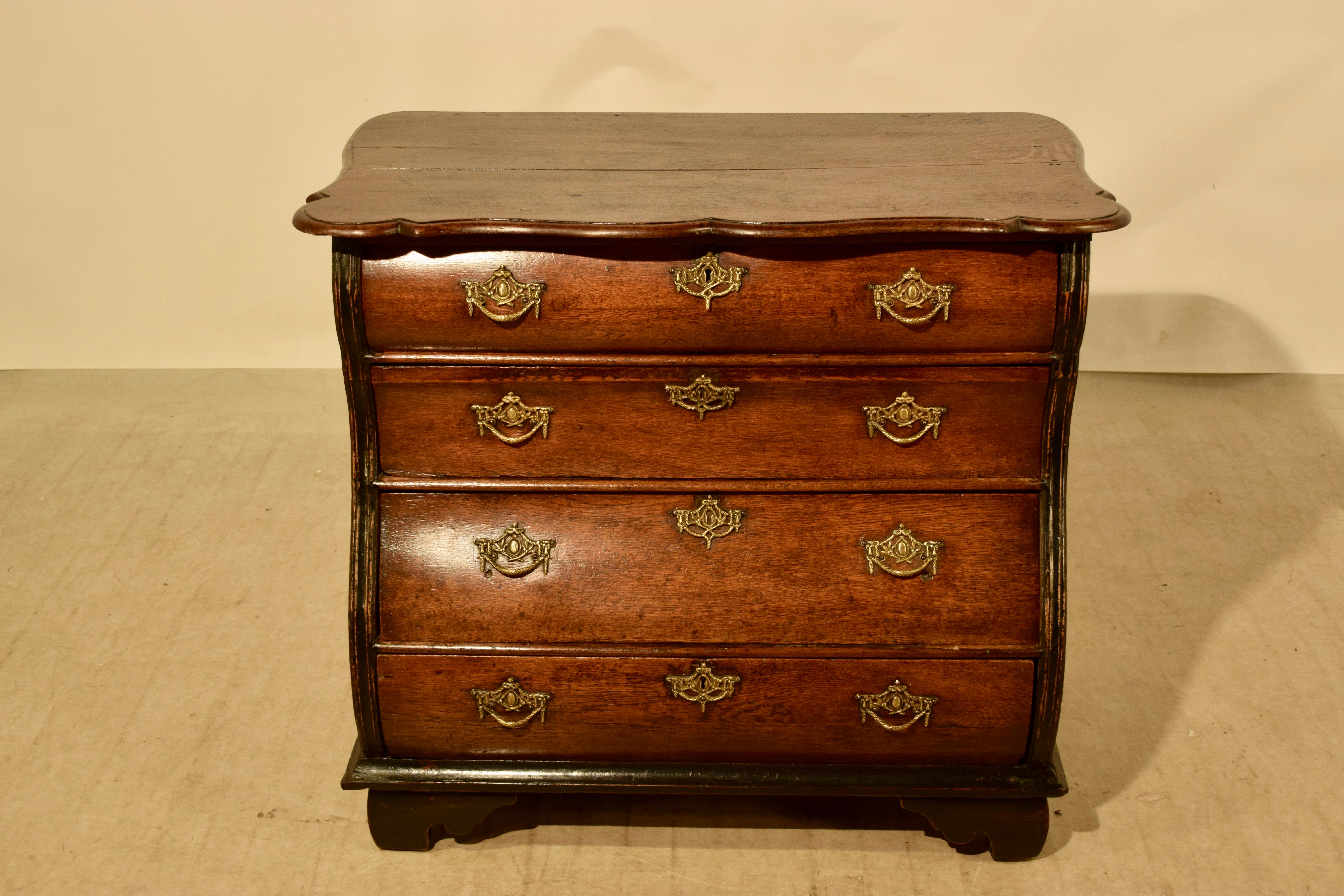 18th Century Dutch Bombe Chest of Drawers 2