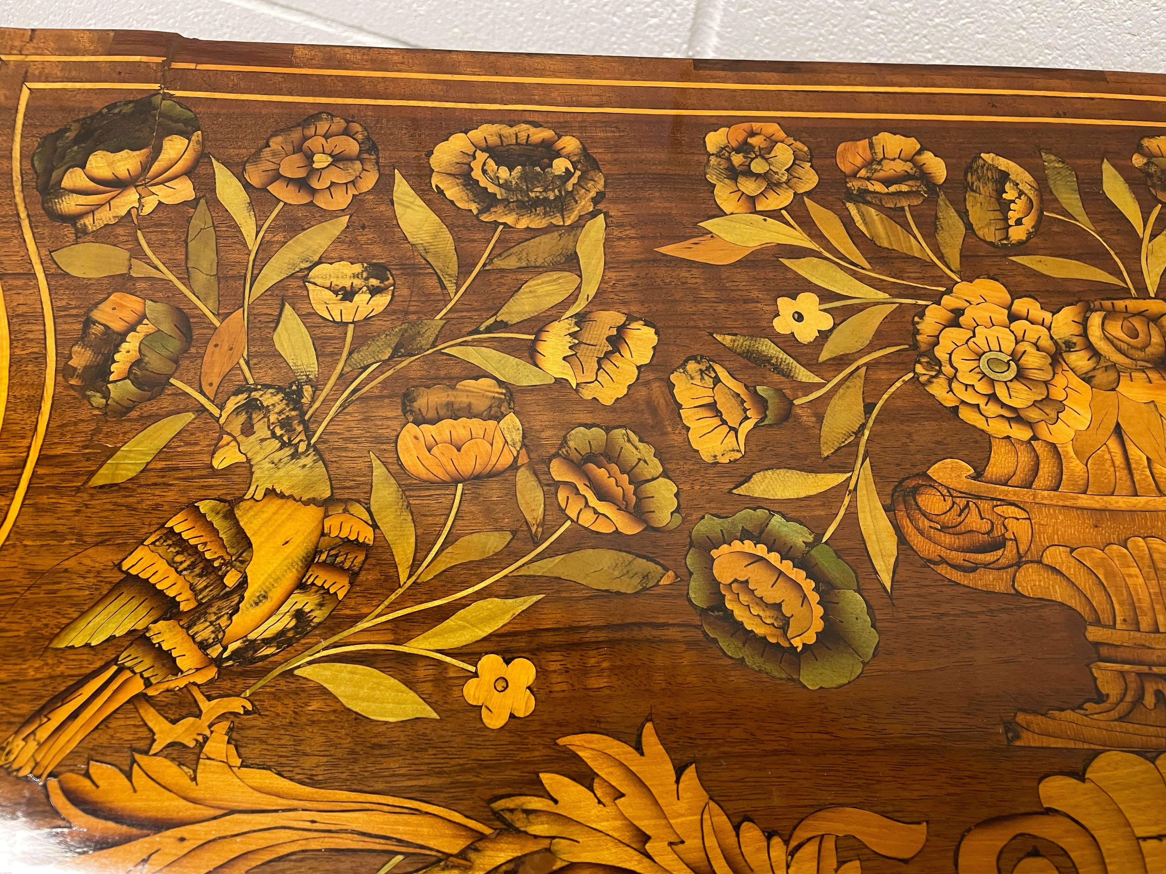 Baroque 18th Century Dutch Card Table For Sale