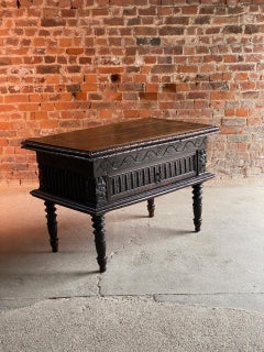 18th Century Dutch Carved Oak Draw Leaf Table, Circa 1780
