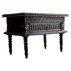 18th Century Dutch Carved Oak Draw Leaf Table, Circa 1780