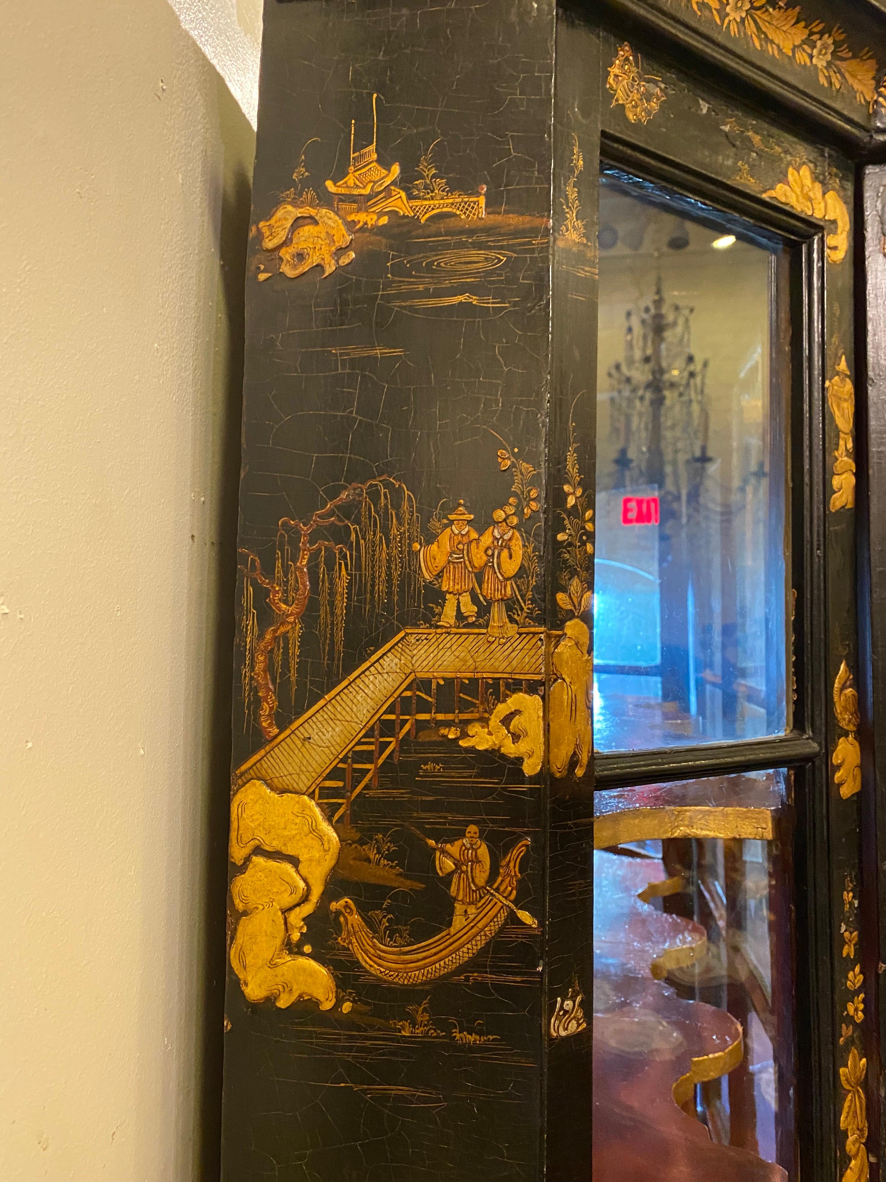 18th Century Dutch Chinoiserie Cabinet In Good Condition For Sale In Natchez, MS