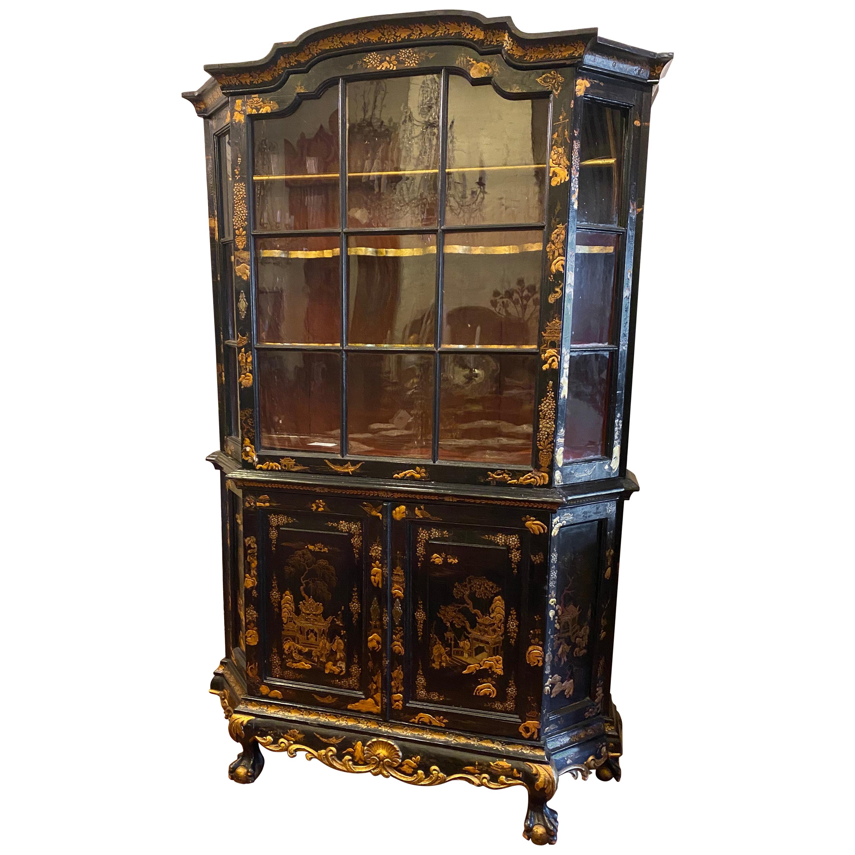 18th Century Dutch Chinoiserie Cabinet For Sale