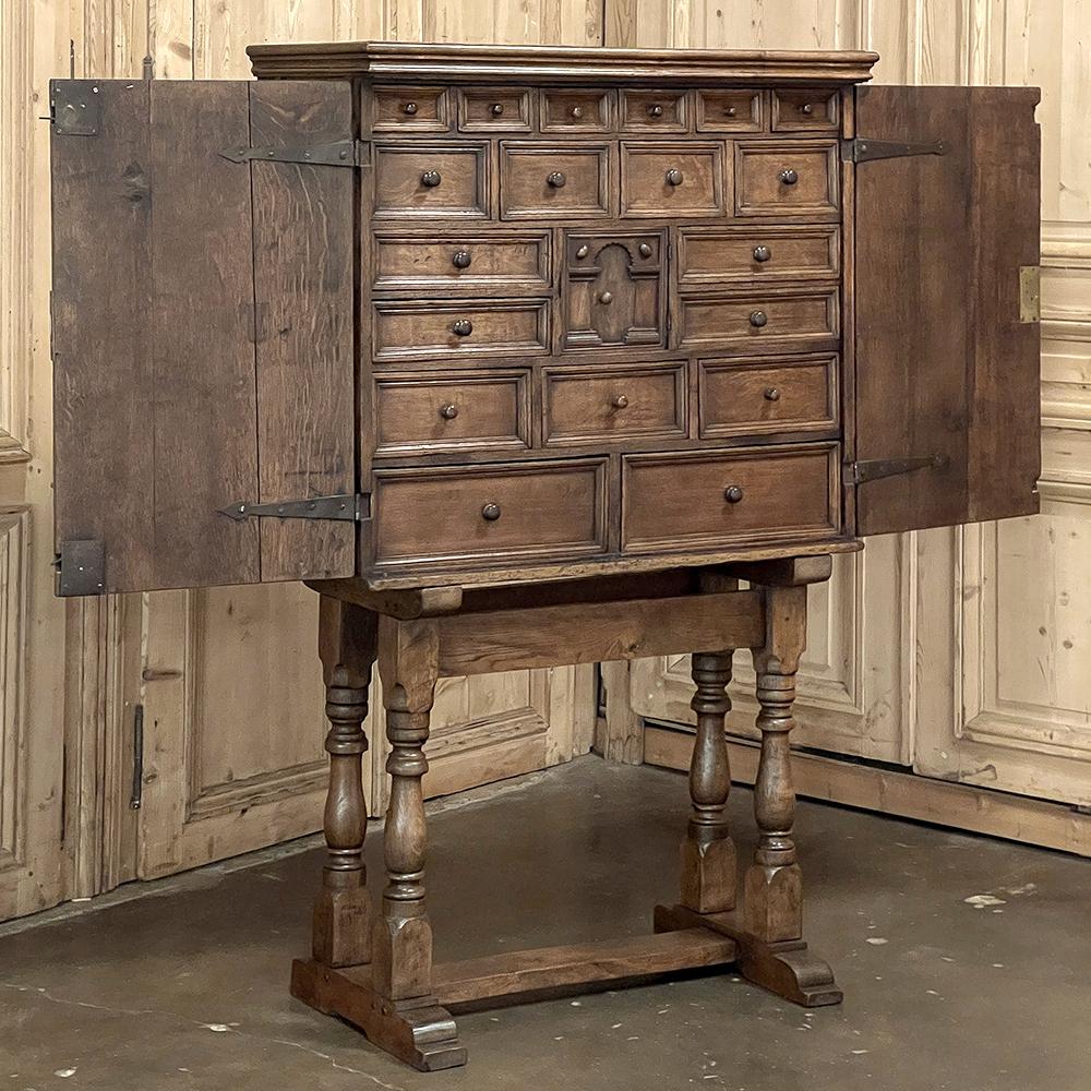 18th Century Dutch Collector's Cabinet In Good Condition For Sale In Dallas, TX