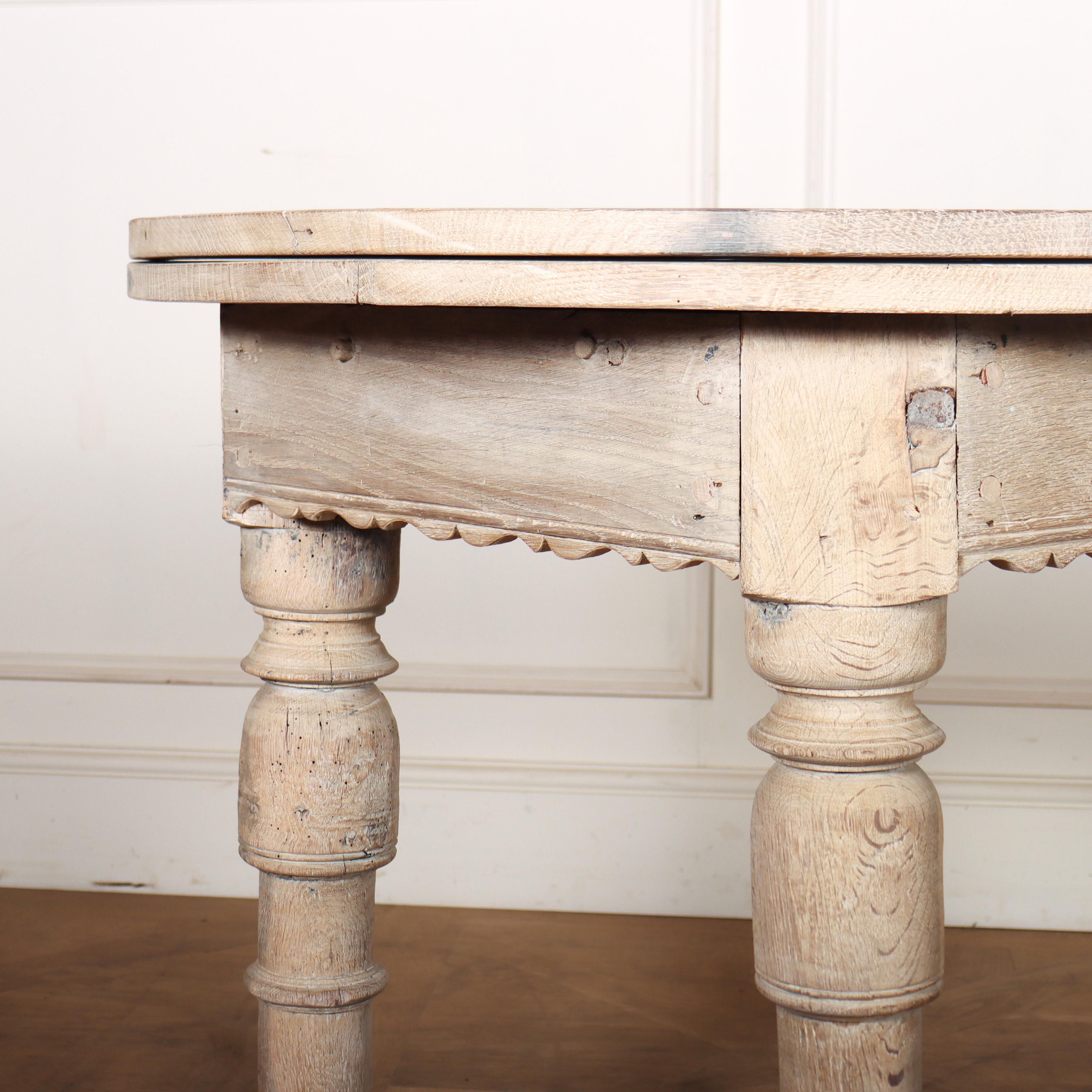 Bleached 18th Century Dutch Console Table For Sale