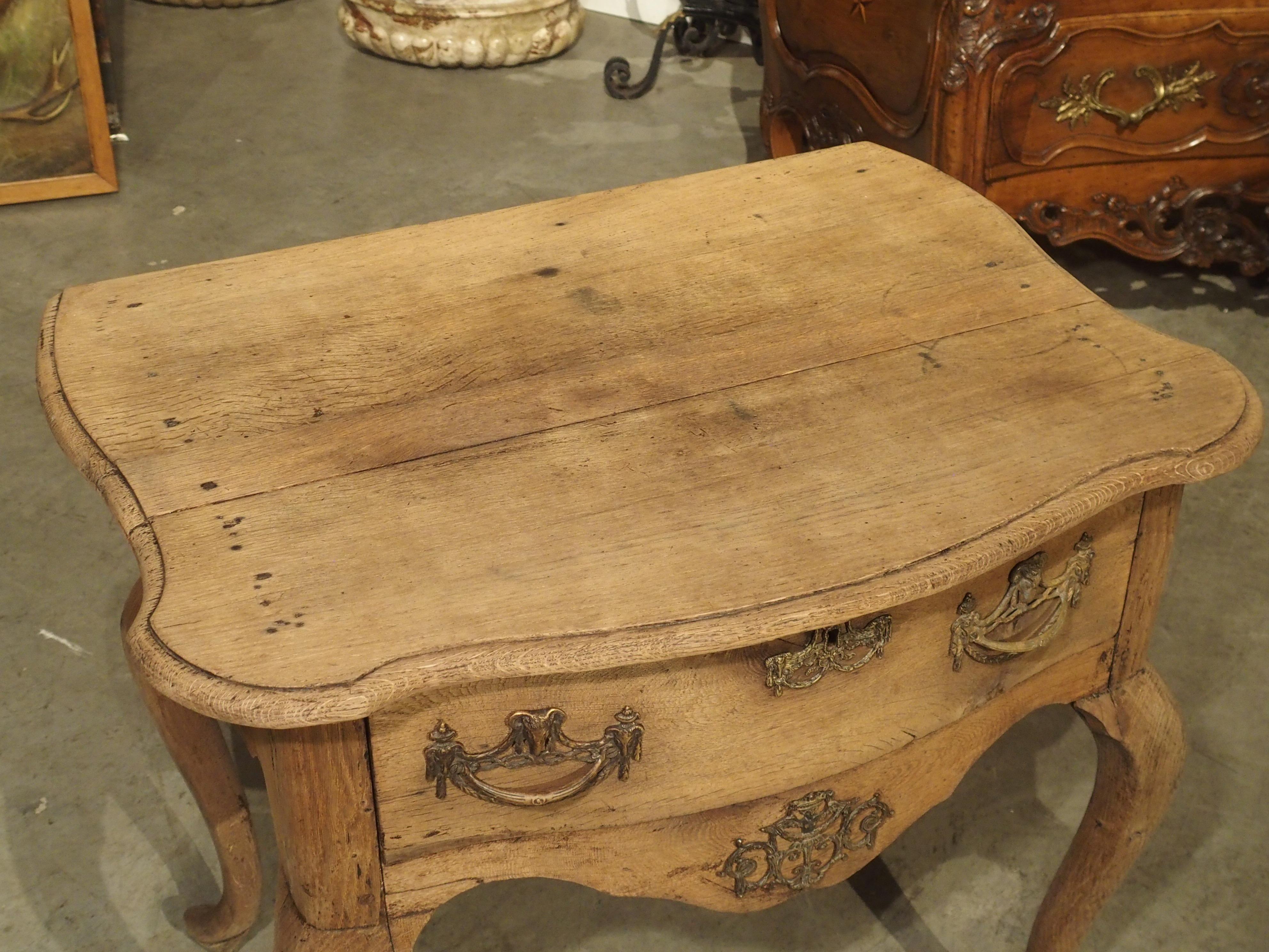 18th Century Dutch Console Table in Carved Oak For Sale 3