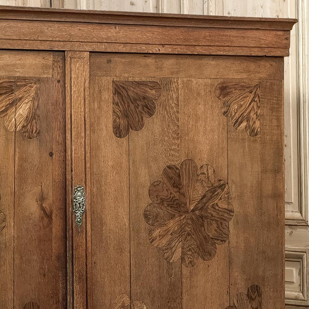 18th Century Dutch Cupboard with Inlay For Sale 3