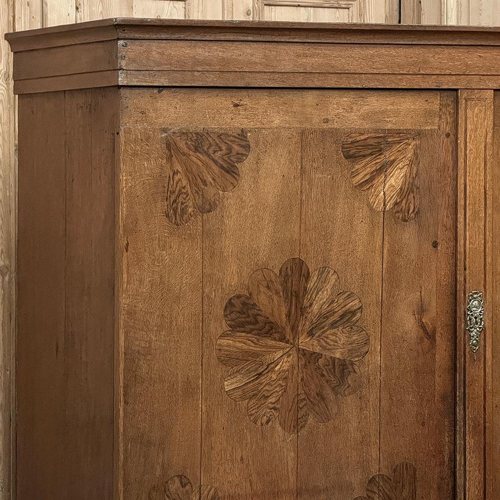 18th Century Dutch Cupboard with Inlay For Sale 1