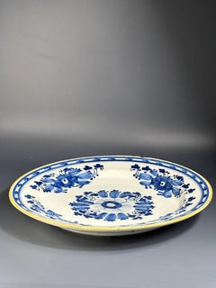 18th Century Dutch Delft Blue and White Charger