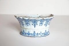 18th Century Dutch Delft Bough Pot / Wall Pocket