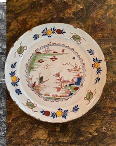 18th Century Dutch Delft Plate