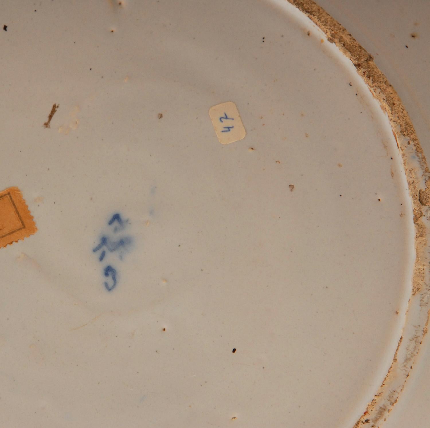 Fino al XVIII secolo Ceramiche olandesi Delft del 18° secolo in bianco e blu Neoclassico Collezionisti d'antiquariato in vendita