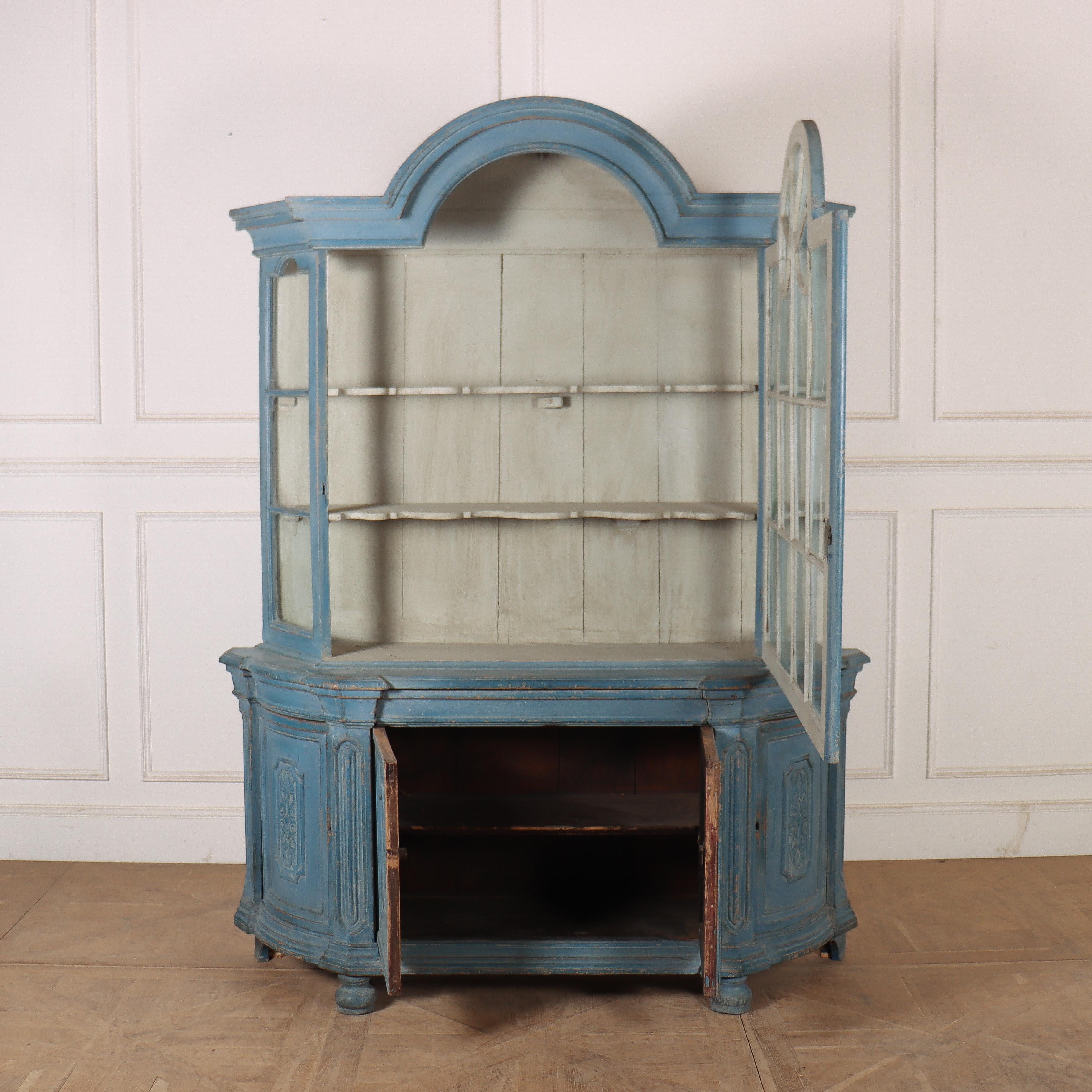 Oak 18th Century Dutch Display Cabinet For Sale