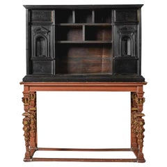 18th Century Dutch Ebony Cabinet on Stand