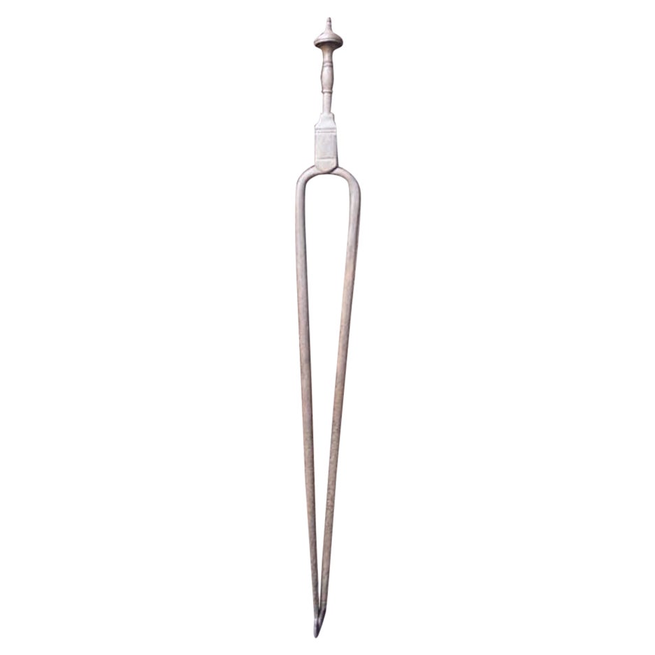 18th Century Dutch Fire Tongs or Fireplace Tongs