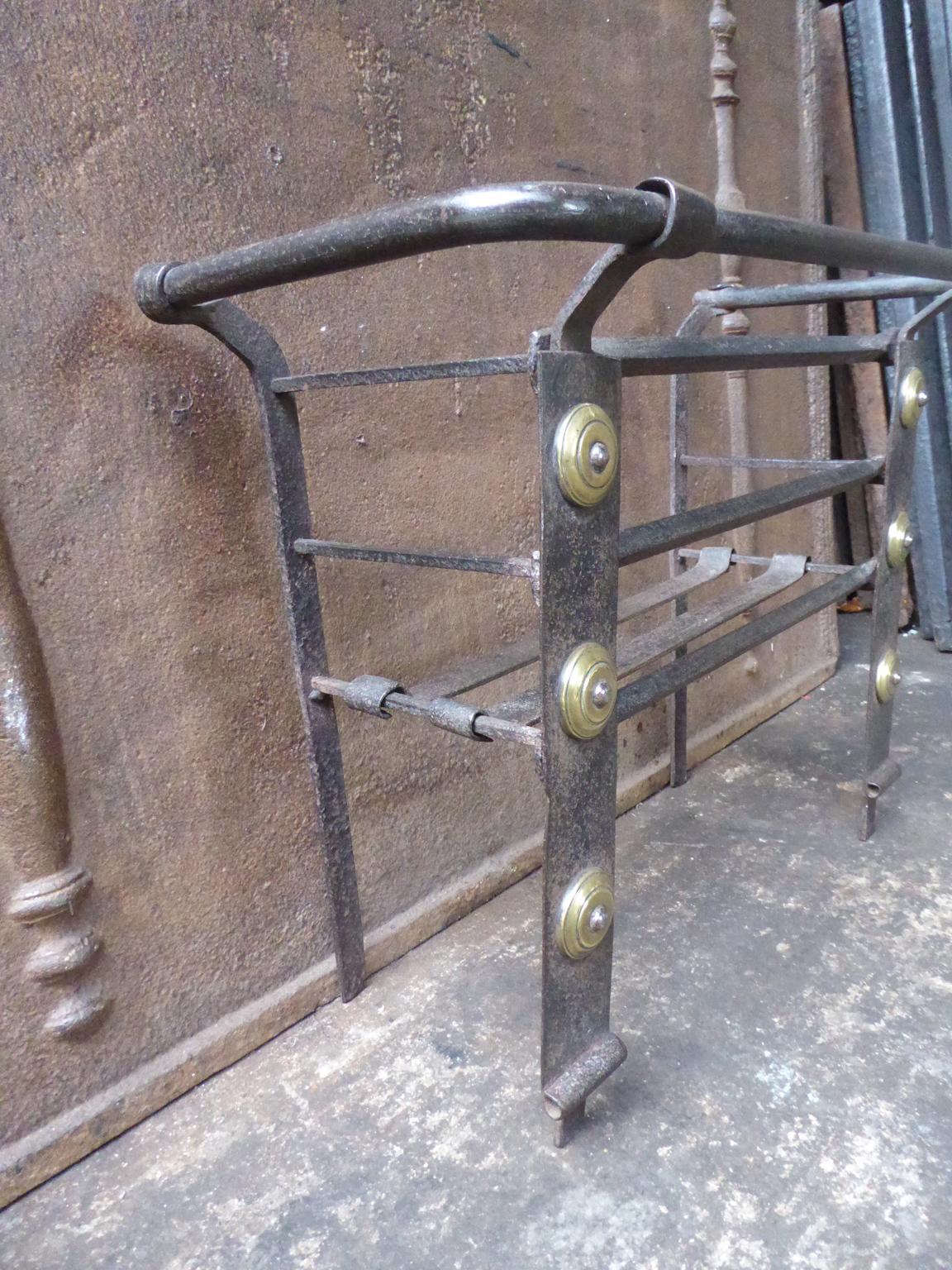 18th Century Dutch Fireplace Grate or Fire Basket 3