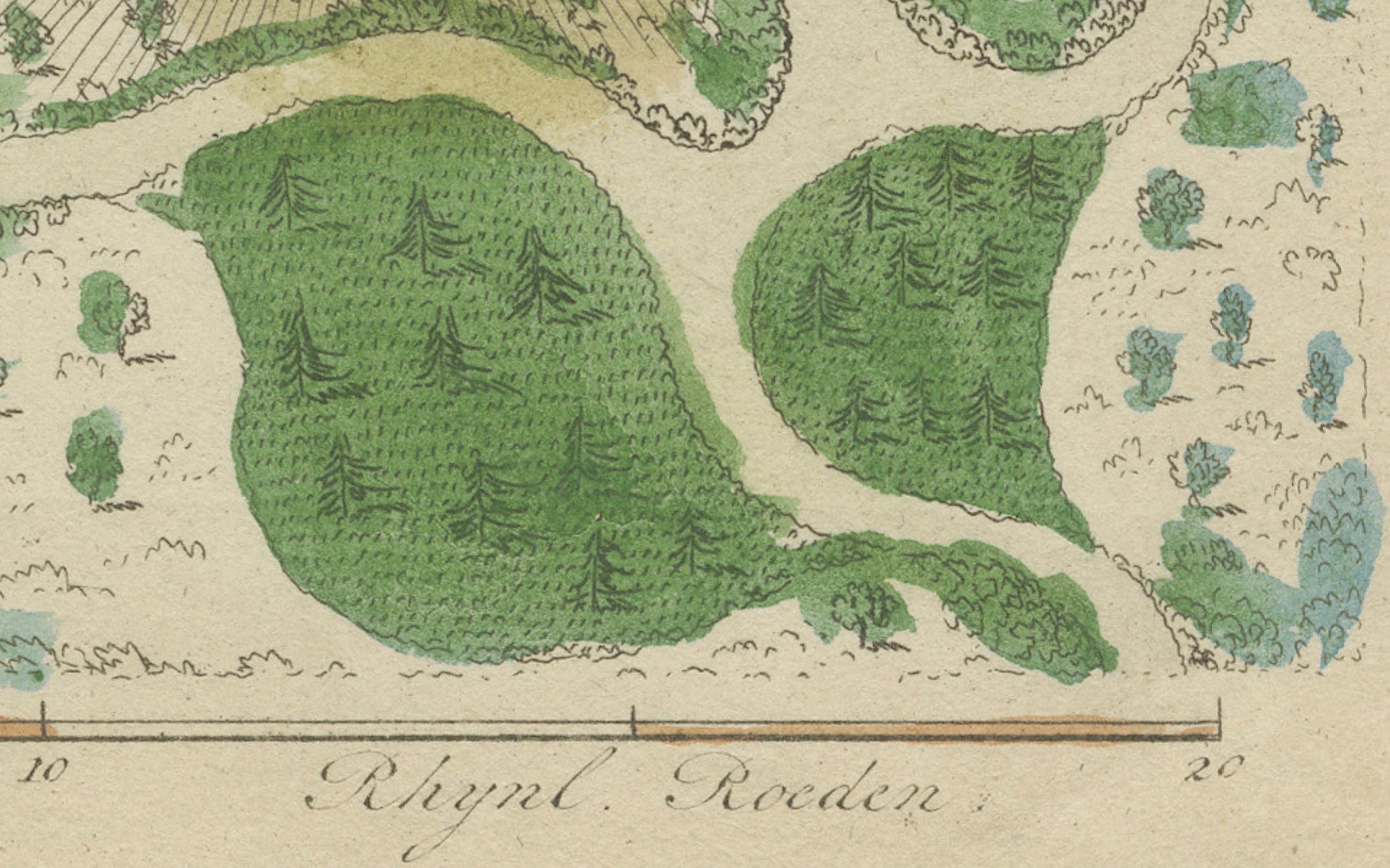 Am designs de jardins hollandais du 18e siècle par Gijsbert van Laar, publié en 1802 Bon état - En vente à Langweer, NL