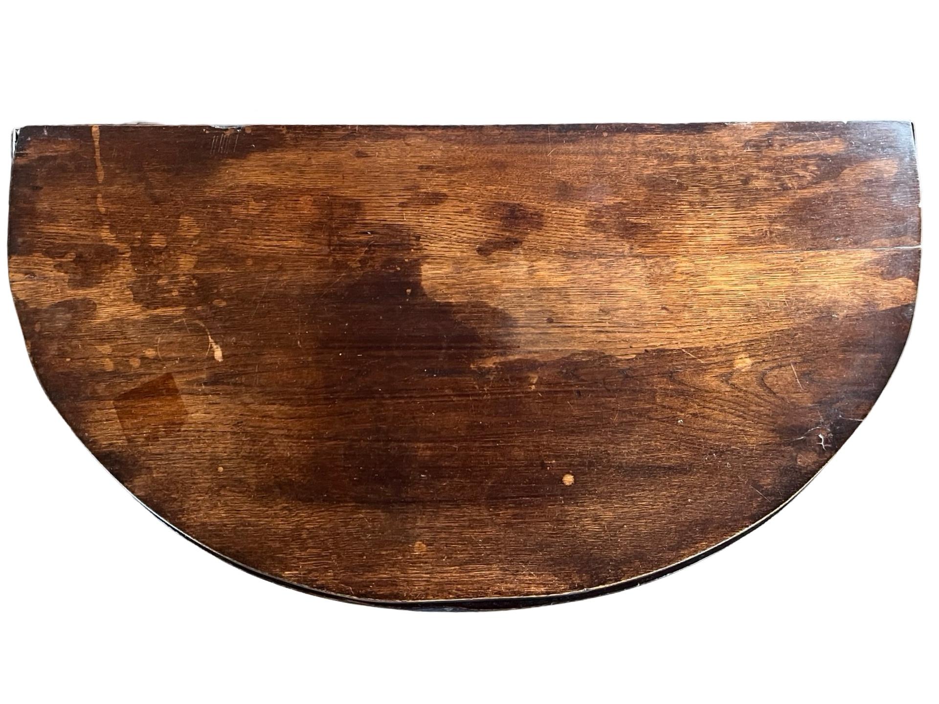 Quercia Tavolo olandese del 18° secolo con ante a ribalta / Tavolino / Tavolino da tavolo / Tavolo da centro in vendita