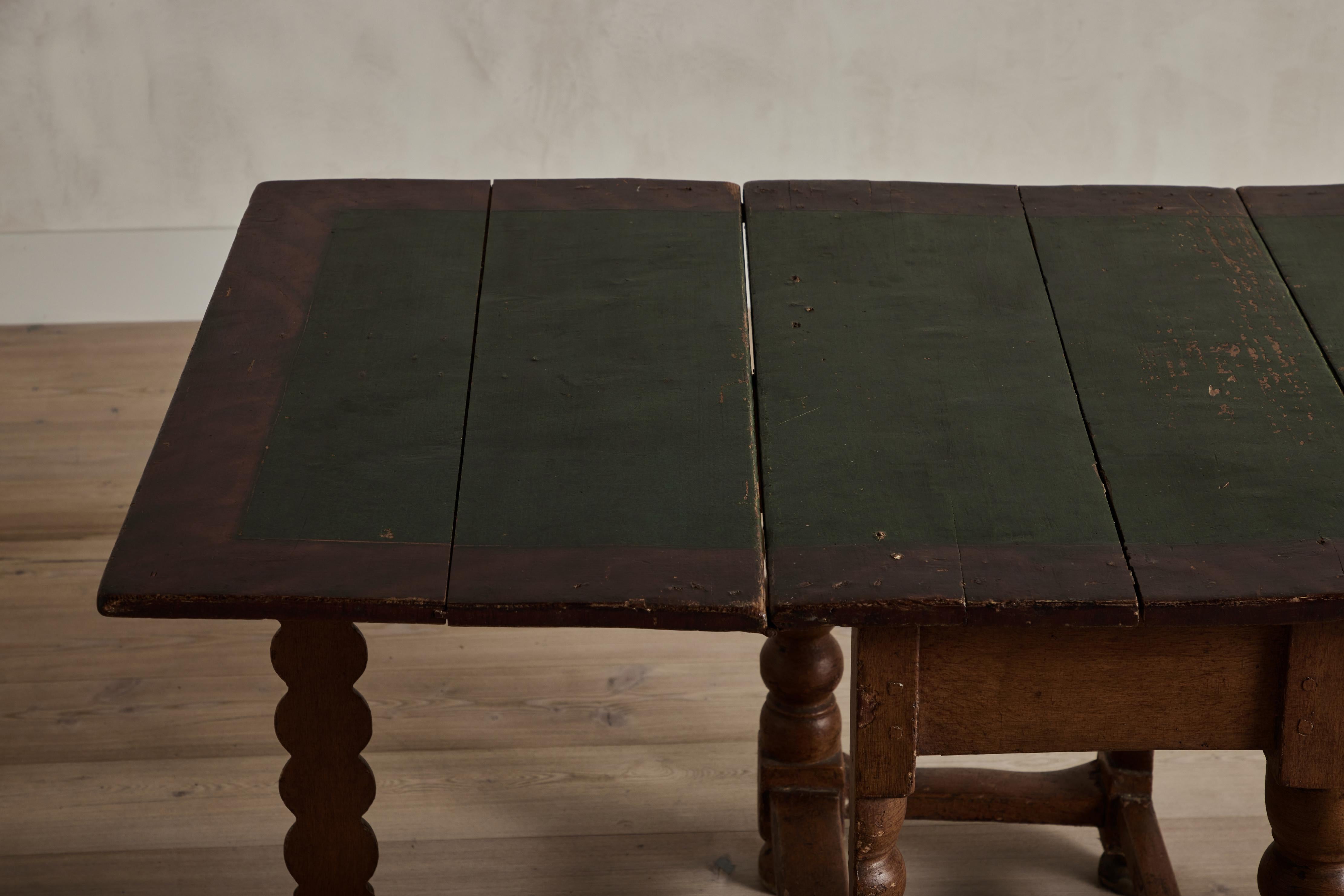 Wood 18th century Dutch Leg Gate Table  For Sale