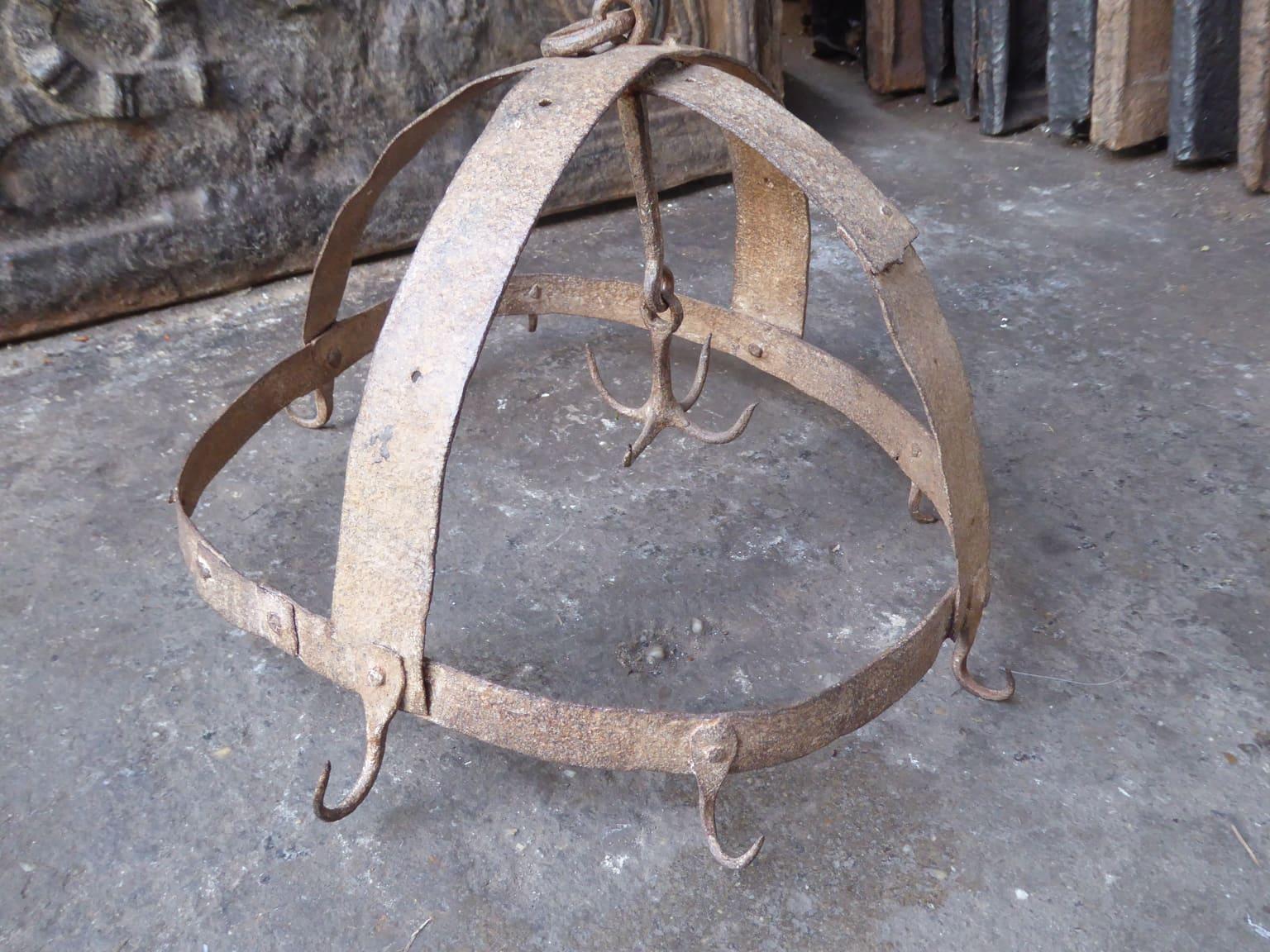 Fer forgé Porte-cadeaux hollandais d'époque Louis XV du 18ème siècle en vente