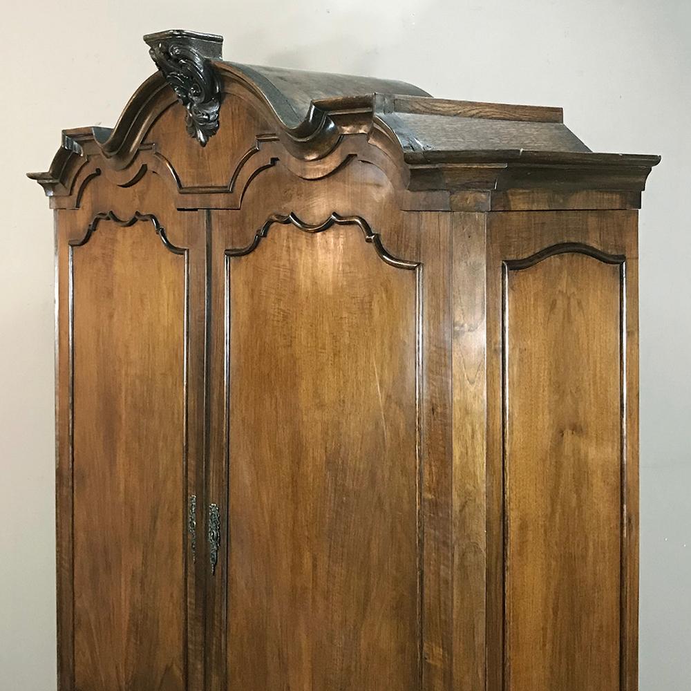 18th Century Dutch Mahogany Armoire, Cabinet 3