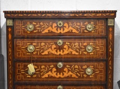 18th Century Dutch Marquetry Chest of Drawers