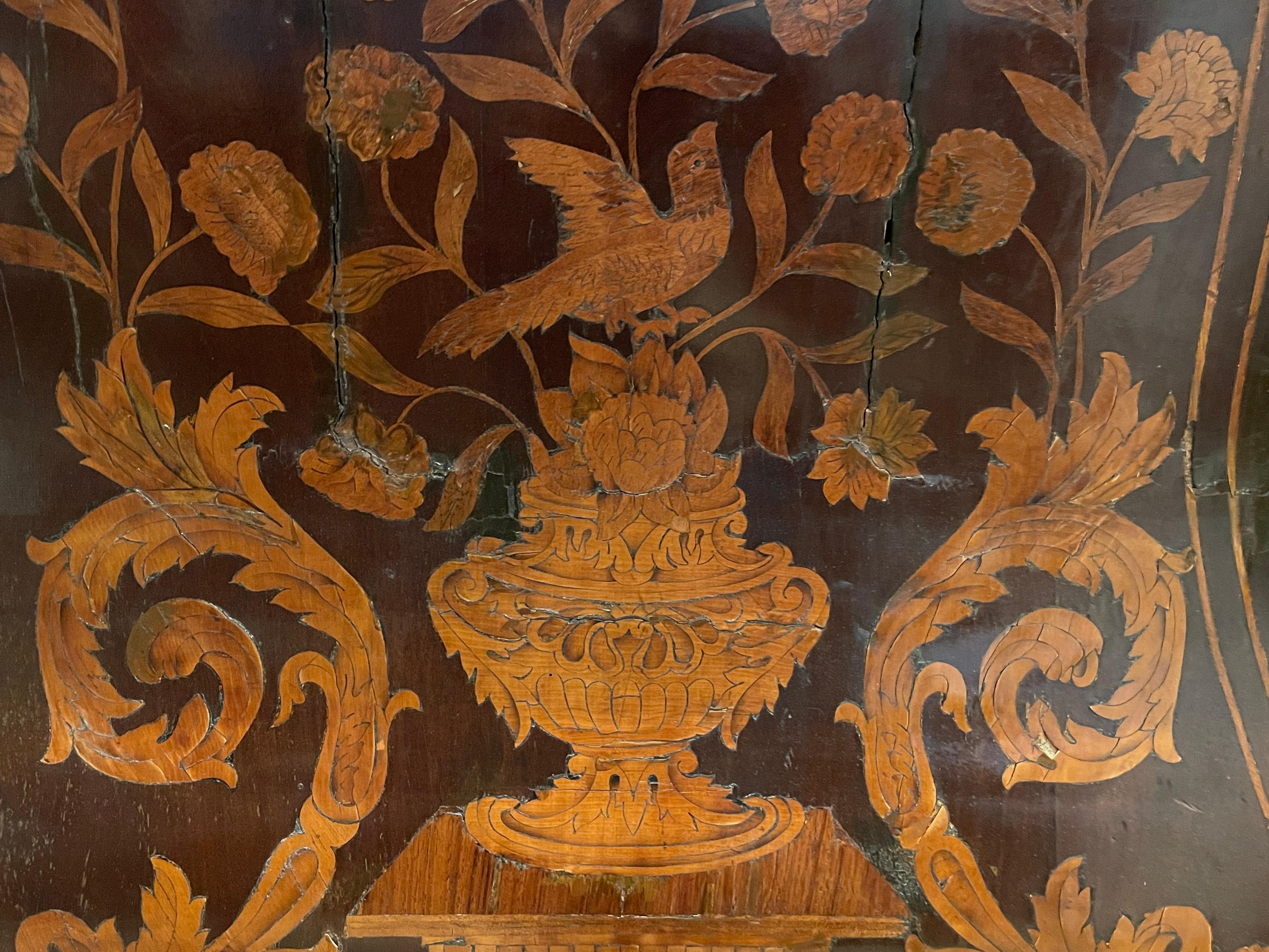 18th Century Dutch Marquetry Commode 3