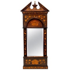 18th Century Dutch Marquetry Mirror